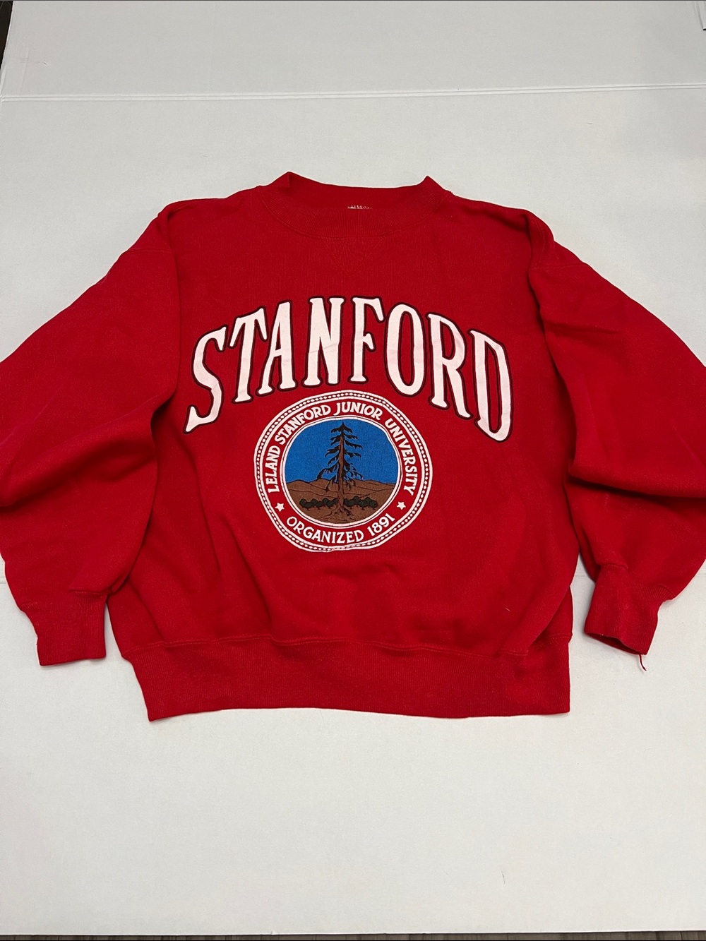 Vintage 90s Stanford University Crewneck UltraSweats Heavyweight USA Size Med